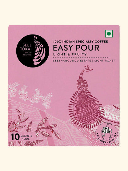 Blue Tokai Seethargundu Estate Light Roast Easy Pour Sachets