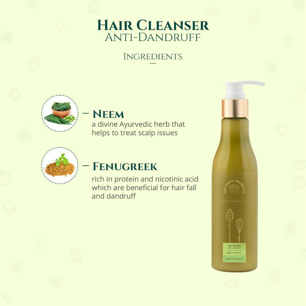 The Earth Collective Hair Cleanser - Anti-Dandruff