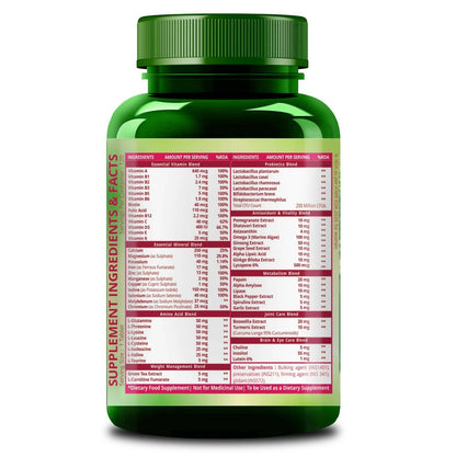 Himalayan Organics Multivitamin With Probiotics Tablets For Women