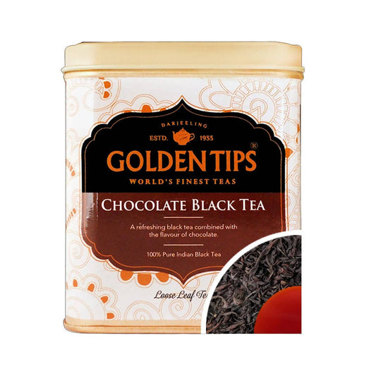 Golden Tips Chocolate Black Tea - Tin Can - BUDNE