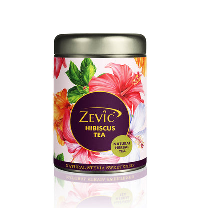 Zevic Premium Hibiscus Flowers Herbal Green Tea