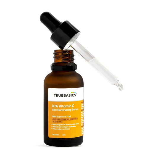 TrueBasics 10% Vitamin C Skin Illuminating Face Serum - BUDNEN