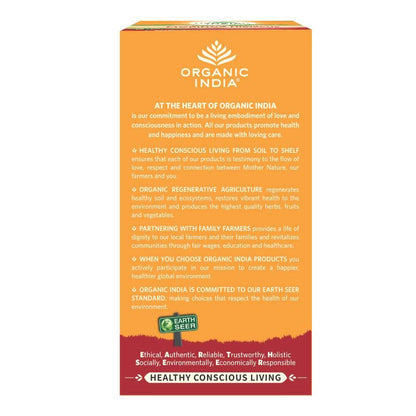 Organic India Moringa Hibiscus Tea Bags