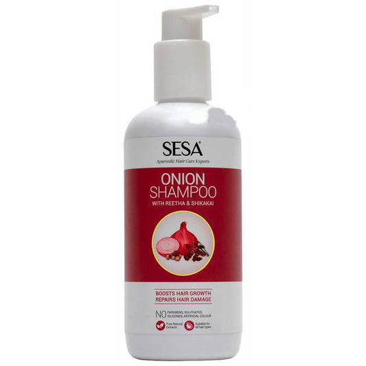 Sesa Ayurvedic Onion Shampoo with Reetha & Shikakai - BUDEN