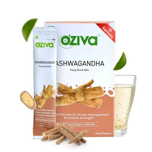 OZiva Ashwagandha Fizzy Drink Mix - usa canada australia