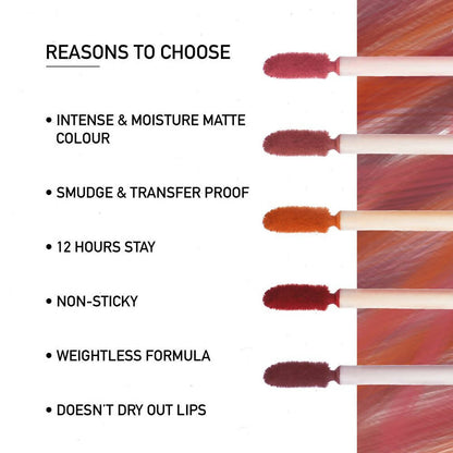 BlushBee Organic Beauty Lip Nourishing Liquid Lipstick - Reddish Maroon