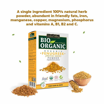 Indus Valley Bio Organic Fenugreek (Methi Seed) Powder