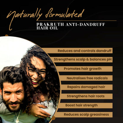 Prakruth Care Ayurvedic Anti-dandruff Hair Oil