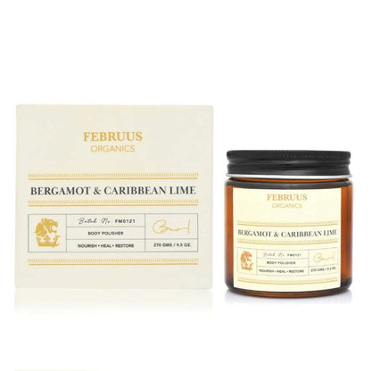 Februus Organics Bergamot & Caribbean Lime Body Polisher