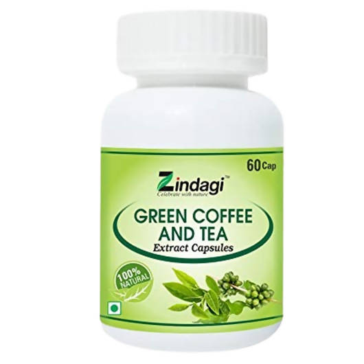 Zindagi Green Coffee And Tea Extract Capsules - BUDEN