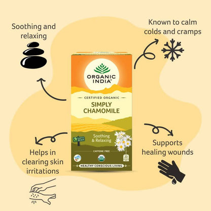 Organic India Simply Chamomile Tea Bags