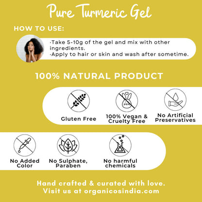 Organicos Pure Turmeric Gel