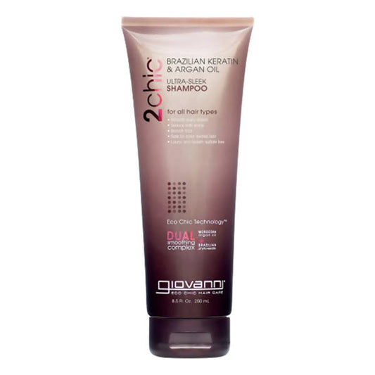 Giovanni Organic 2Chic Brazilian Keratin & Argan Oil Ultra-Sleek Shampoo