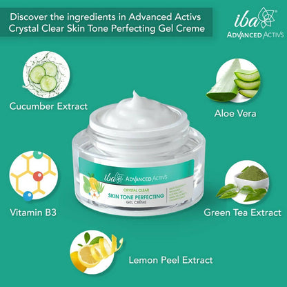 Iba Advanced Activs Crystal Clear Skin Tone Perfecting Gel Cream