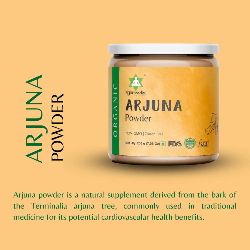 Ayurvedix Pure and Organic Arjuna Powder