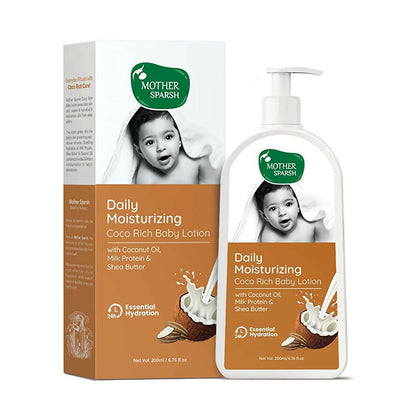 Mother Sparsh Daily Moisturizing Coco Rich Baby Lotion -  USA, Australia, Canada 