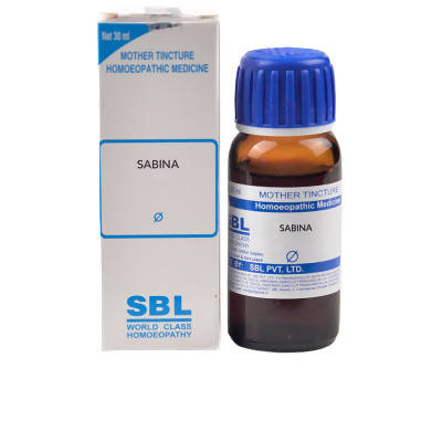 SBL Homeopathy Sabina Mother Tincture Q - BUDEN
