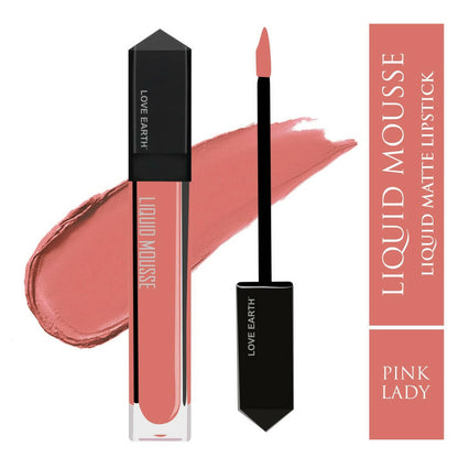 Love Earth Liquid Mousse Lipstick - Pink Lady