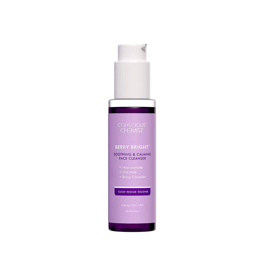 Conscious Chemist Berry Bright Soothing & Calming Face Cleanser - usa canada australia