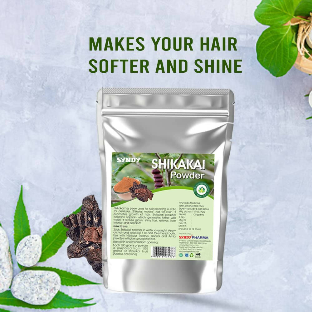 Syndy Pharma Shikakai Powder for Hair Care