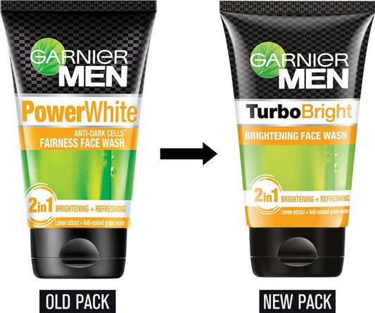 Garnier Men Turbo Bright Brightening Face Wash