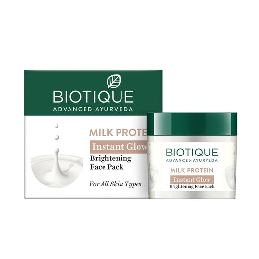 Biotique Advanced Ayurveda Bio Milk Protein Whitening & Rejuvenating Face Pack - BUDNE