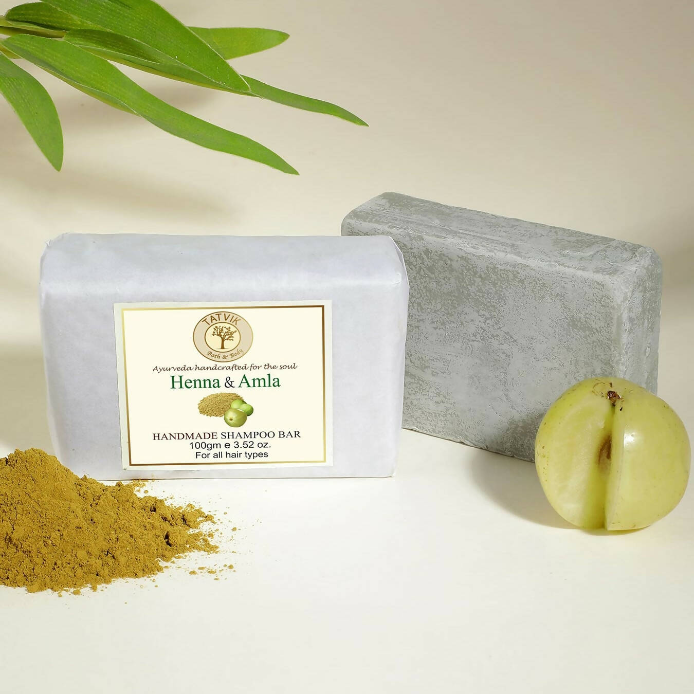 Tatvik Ayurveda Henna & Amla Shampoo Bar