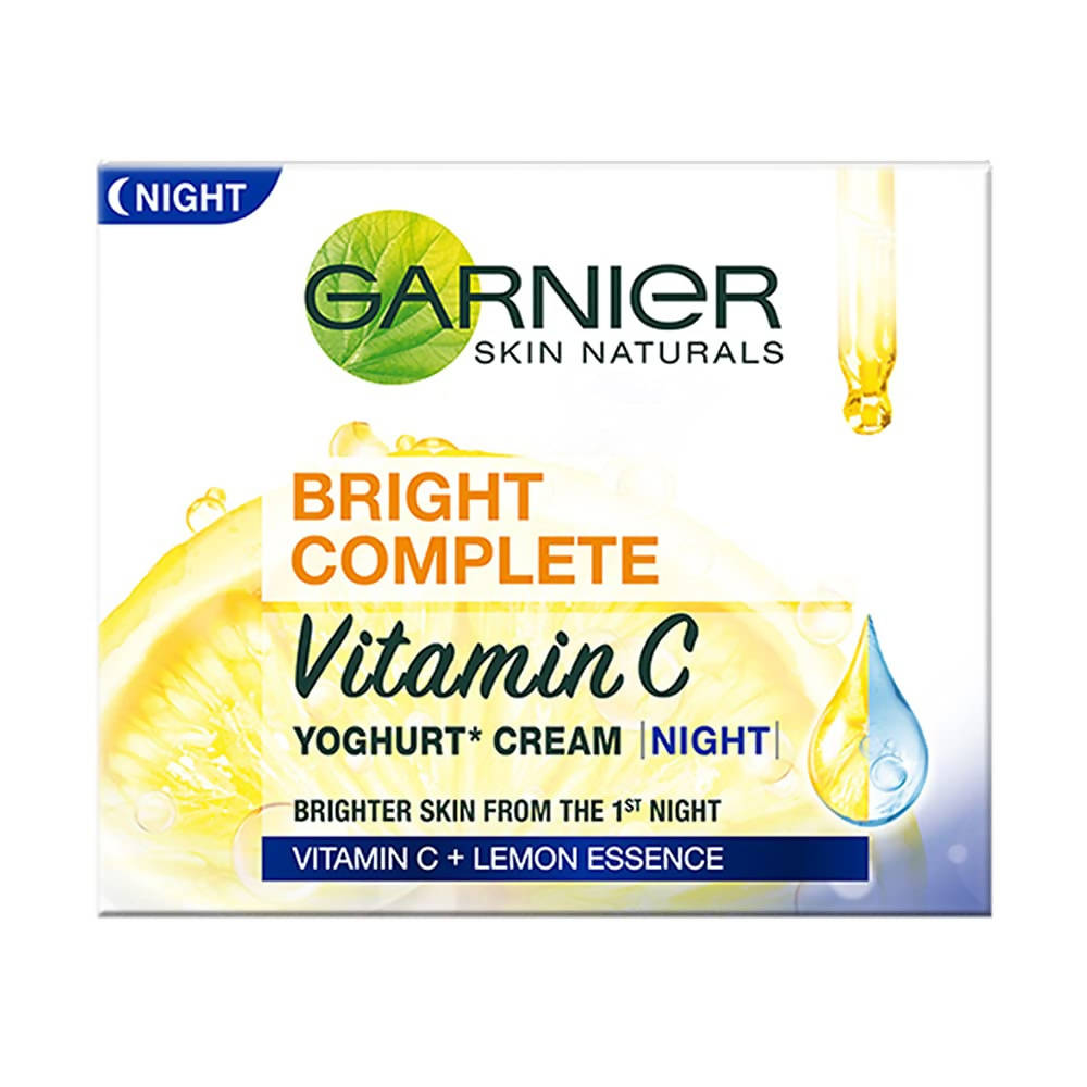 Garnier Bright Complete Vitamin C Yoghurt Night Cream - BUDNE