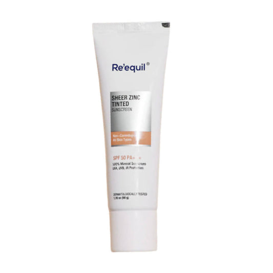 Re'equil Sheer Zinc Tinted Mineral Sunscreen SPF 50 PA+++ - BUDEN