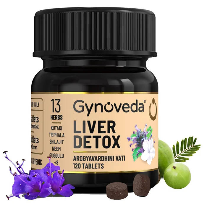 Gynoveda Liver Detox Tablets (Arogyavardhini Vati) - BUDNE