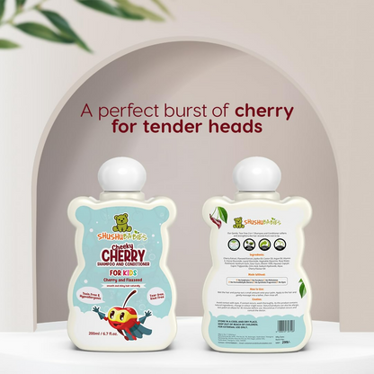 ShuShu Babies Cheeky Cherry Shampoo & Conditioner (under 4-12 Years)