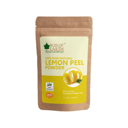 Bliss of Earth 100% Pure Natural Lemon Peel Powder - buy in USA, Australia, Canada