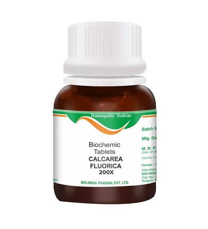 Bio India Homeopathy Calcarea Fluorica Biochemic Tablets
