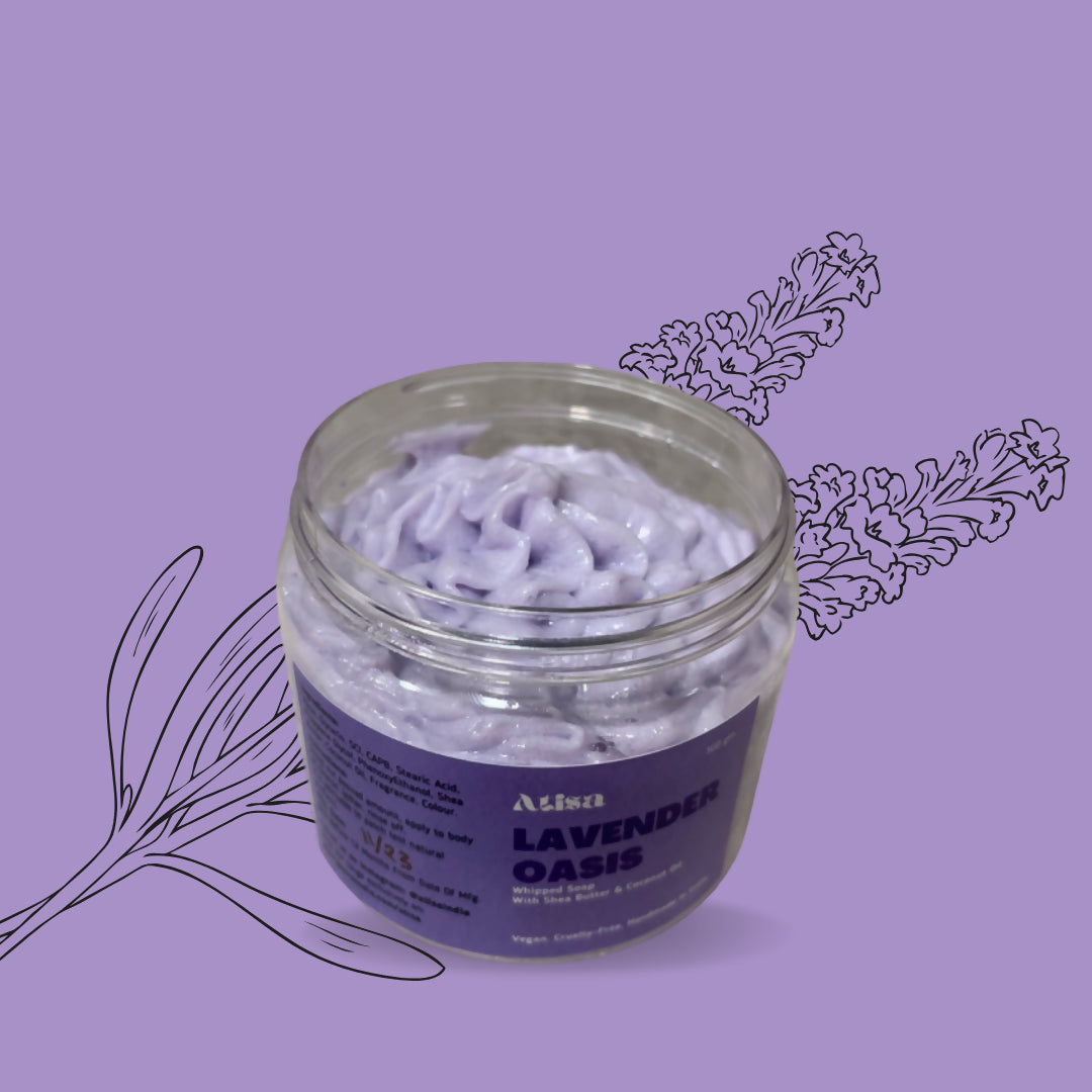 Atisa Lavender Oasis Whipped Soap