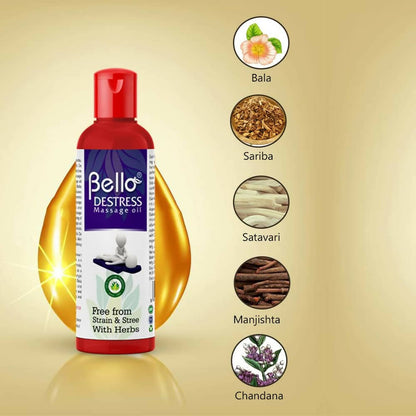 Bello Herbals Destress Massage Oil