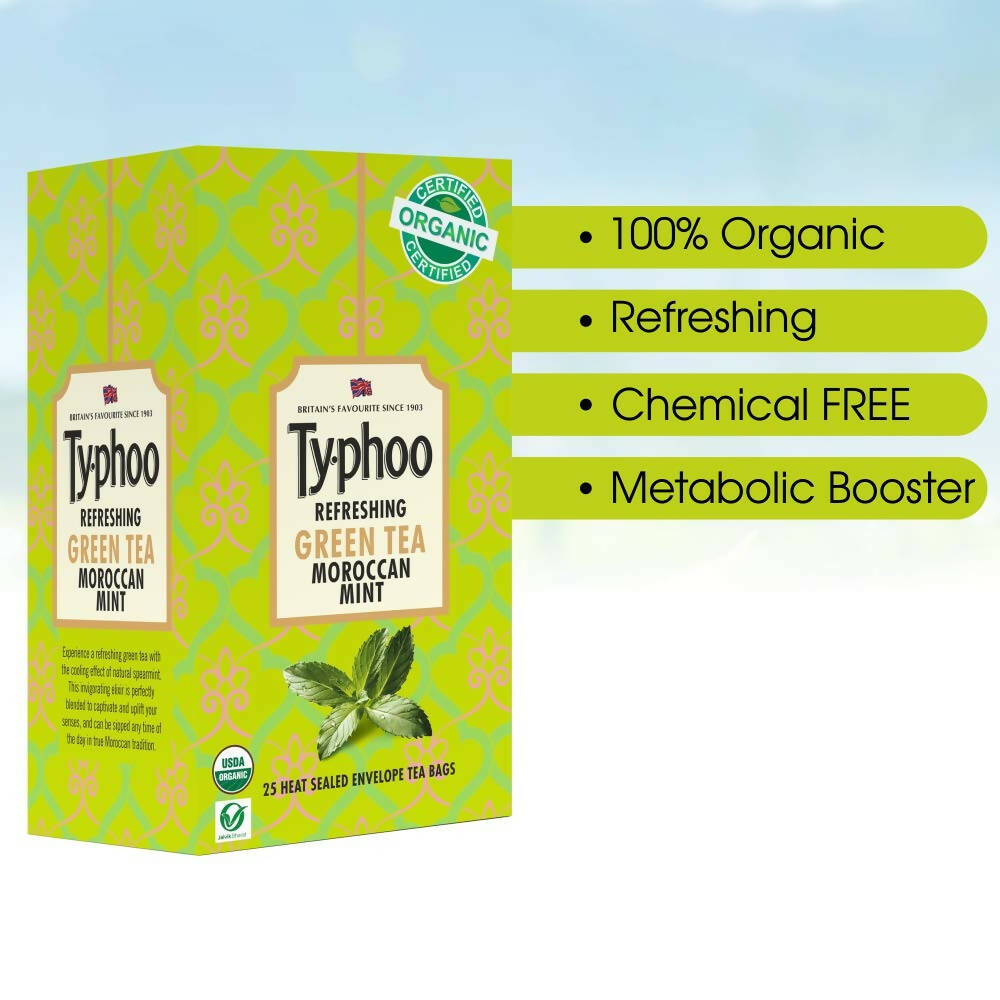 Typhoo Refreshing Moroccan Mint Green Tea Bags