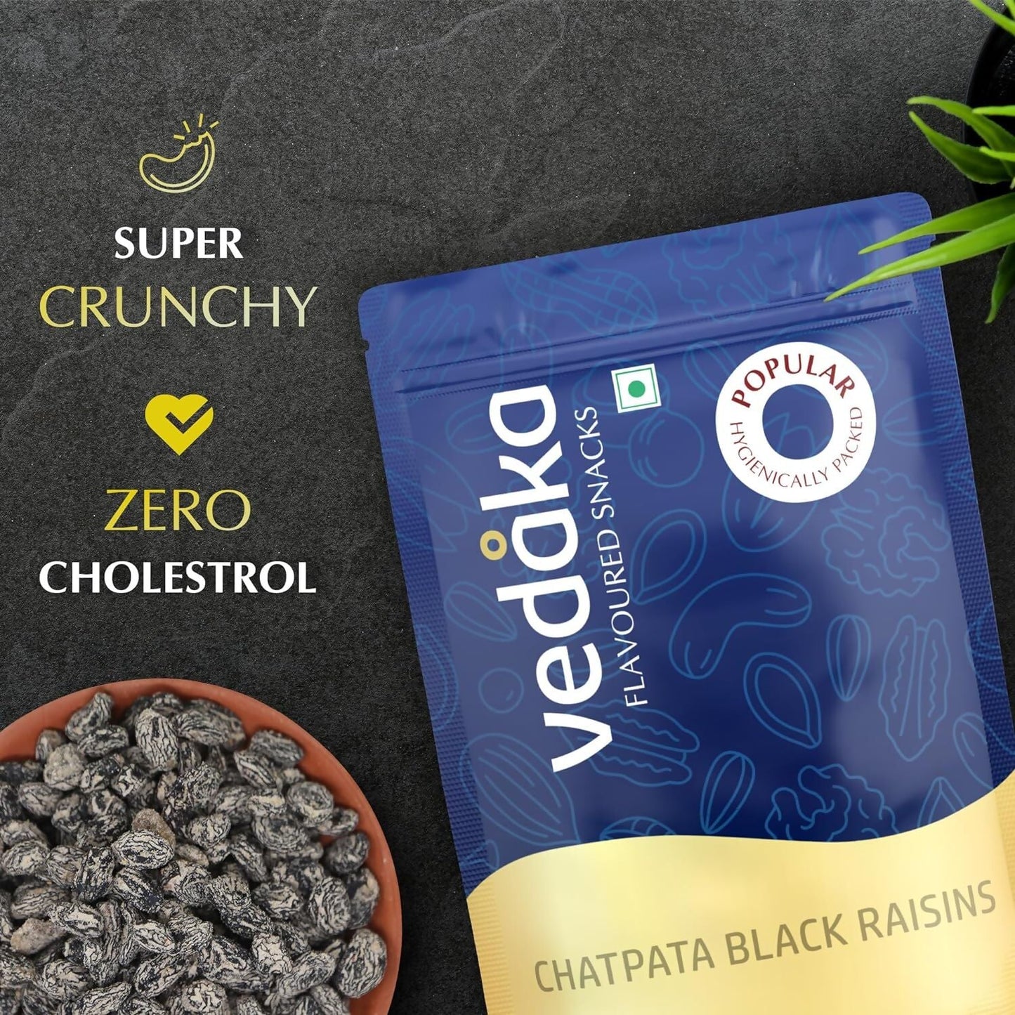 Vedaka Chatpata Black Raisin