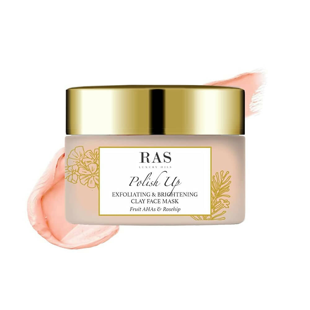 Ras Luxury Oils Polish Up Exfoliating & Brightening Clay Face Mask - BUDEN