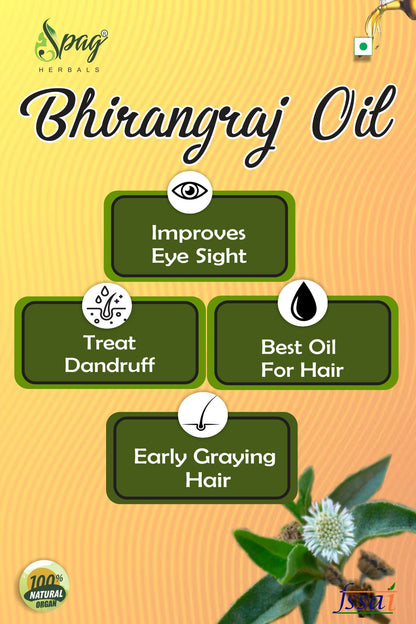 Spag Herbals Bhringraj Oil For Hair & Skin Care