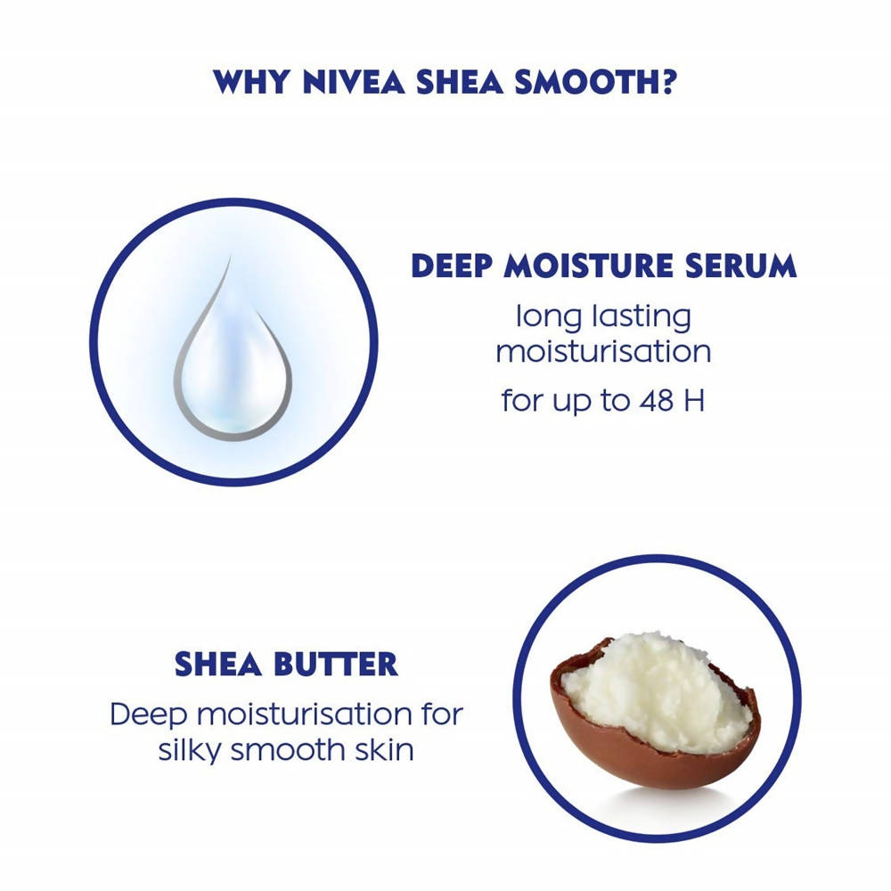 Nivea Body Lotion for Dry Skin Shea Smooth