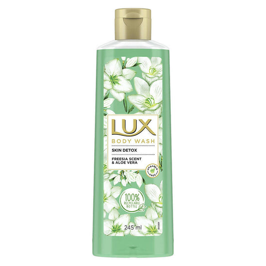 Lux Body Wash For Skin Detox - Freesia Scent & Aloe Vera - usa canada australia
