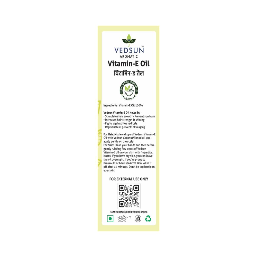 Vedsun Naturals Vitamin E Oil Pure & Organic for Skin