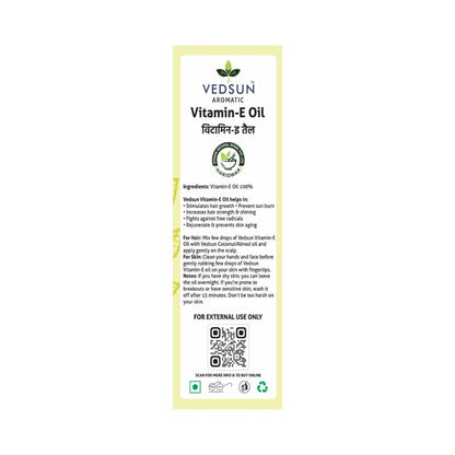 Vedsun Naturals Vitamin E Oil Pure & Organic for Skin