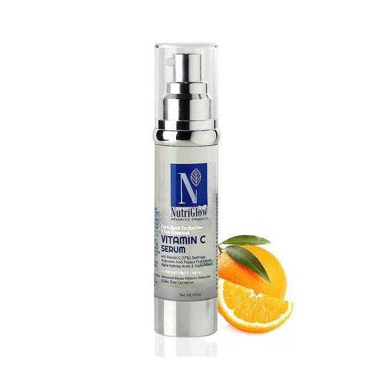 NutriGlow Advanced Organics Vitamin C Serum For Face - BUDNE