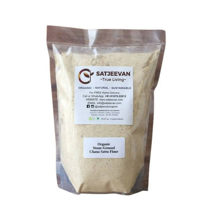 Satjeevan Organic Stone-Ground Chana Sattu Flour