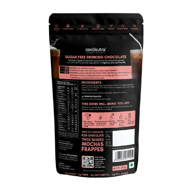 Cocosutra Lite - Balance- Sugar Free Drinking Chocolate Mix