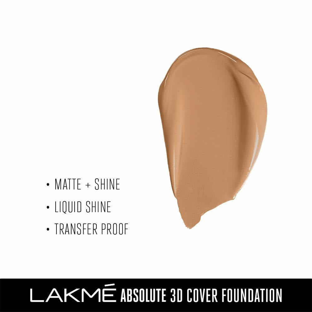 Lakme Absolute 3D Cover Foundation - Cool Walnut