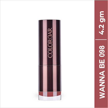 Colorbar Velvet Matte Lipstick Wanna Be-098