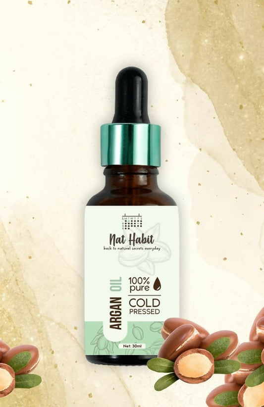 Nat Habit 100% Pure Cold Pressed Argan Oil - BUDNE