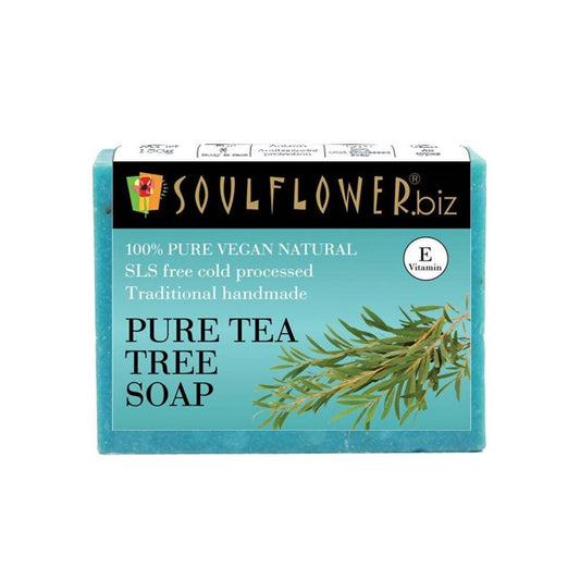 Soulflower Pure Tea Tree Handmade Soap - BUDEN
